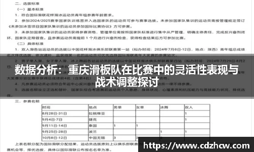 数据分析：重庆滑板队在比赛中的灵活性表现与战术调整探讨